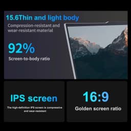 15.6' Office FUCHU Laptops Portable Notebook PC with Intel Core I3 6100U, 16GB RAM, 512GB 1TB SSD, Windows 11 Pro