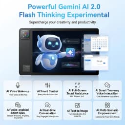 BUFO K6L 10.95 Inch Android 16 Tablet Bundle 30GB(3+27) RAM 128GB ROM A333 5-Core Processor 1280*800 IPS Screen 7800mAh Battery 5MP+8MP Camera Expandable 1TB TF With Keyboard Case Stylus Mouse Earphone Full Productivity Suite Tablet PC
