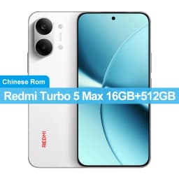 China Version Redmi Turbo 5 Max 512GB/256GB 50MP+20MP Camera 6.83 inch AMOLED Screen Dimensity 9500s 9000mAh Battery 100W