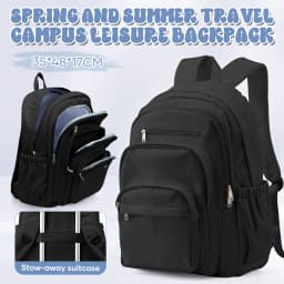 Schoolbag Female Student Junior High School Waterproot Backpack Large Capacity High School Bag Ins Style Middle School Backpack