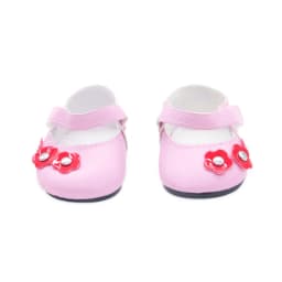 7cm Flower Doll Shoes High-quality Leather Mini Shoes For 18 Inch American&43cm Baby New Born,Our Generation Girl Doll Toy
