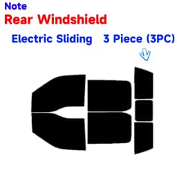 Precut Window Tint Car for Ford F150 Crew Cab 2015-2020 Sun Uv Blocking Heat & Glare 2Ply Window Protector Privacy Films Shade