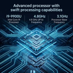 15.6" Global Ultra Slim Laptop Intel Core I9-9900 32Gb Ram 2Tb Ssd 1080P Fhd Windows 11 High-Performance Portable Notebook Computer