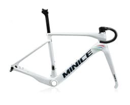 Minice Aerodynamic EPS Molded Carbon Frame Disc Brake Max 700*32C AERO Road Bicycle Frameset BSA Full Internal Cable Handlebar DI2 Mechanical