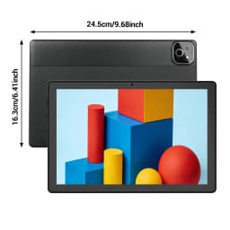 X6 10.1 Inch Android 16 Kids Tablet Octa‑Core 34GB(6GB Physical+28GB Virtual RAM) 6000mAh Battery Widevine L1 Dual Camera WiFi6 BT5.4 1TB Expandable Children Learning Tablet