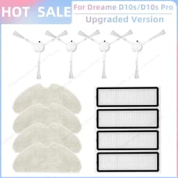 Fit For Dreame F10 RLF11SA, D9 Max Gen 2 / D10s / D10s Pro Vacuum Parts Main Roller Side Brush Filter Mop Cloth Accessories