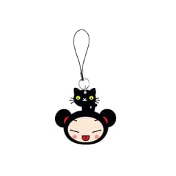 China Doll Pucca Mobile Phone Chain Keychain Gift Pucca Phone Charms Funny Pendant Small Pendant Keyring
