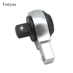 Fanyaa Wrench Ratchet Head Replacement Part Square Tenon Drive End 9*12,14*18mm, 1/4 3/8 1/2 3/4 Inch Reversible Socket Ratchet
