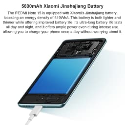 China Version Xiaomi Redmi Note 15 128GB/256GB Snapdragon 6 Gen 3 6.77" 2392×1080 Display 45W 5800mAh Battery 50MP+8MP Camera