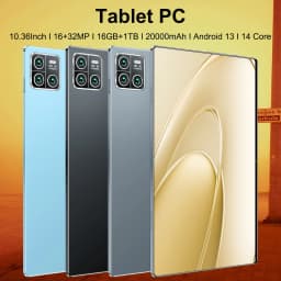 10.36-inch tablet, 2026 global version, Android 13.0, 14 cores, new network, 16 GB + 1 TB, 20,000 mAh battery, Wi-Fi, 16MP + 32MP cameras