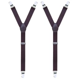 2Pcs/Set Men's Shirt Holders Stays Y-Shaped 3 Metal Clips Adjustable Elastic Leg Suspenders Straps Non-slip Sock Garter Clamps