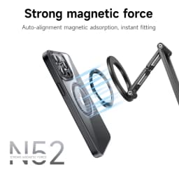 COBONE Magnetic Phone Tripod Holder Foldable Adjustable with Arca-Swiss for Phone Vlog Portable Desktop Phone Mount for Travel