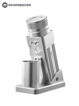 STARSEEKER E55Pro Electric Coffee Grinder 55MM Titanium Cone Burr Stepless Adjustment Espresso Brew Coffee Bean Grinder Black