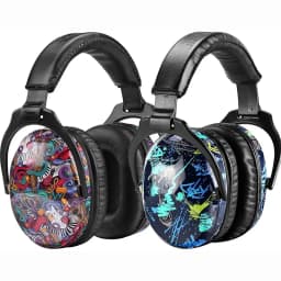 ZOHAN Kids Ear Protection Earmuffs Noise Reduction Headset for Autism Toddler Study Defenders Sleep Soundproof Cover Gift 2 Pack