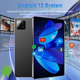 2026 New 10.36 Inch Pad Tablet PC Android 13.0 16GB RAM 1TB ROM 12000mAh 14 Core 5G Dual SIM Bluetooth GPS With Keyboard