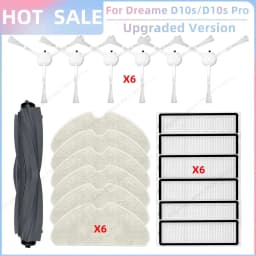 Fit For Dreame F10 RLF11SA, D9 Max Gen 2 / D10s / D10s Pro Vacuum Parts Main Roller Side Brush Filter Mop Cloth Accessories