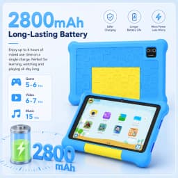 New KB09 7‑inch Children Tablet A333 5‑Core Processor 24(3+21)GB Virtual‑Expanded RAM 32GB Storage Android15‑Go WiFi6 BT5.4 Widevine L1 HD Streaming Kids Learning Tablet