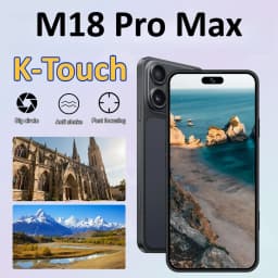 K-Touch NEW M18 Pro Max Mobile Phones Android 15 Smartphone 7.3 Inch 5G Dual SIM Cell Phone 22G+2TB 16+48MP Camera 7800mAh Face Unlocked Global Version Cellphones