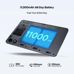 DOOGEE Tab G6 Max Tablet Android 16 32GB+256GB 13.4'' 90Hz Display 11000mAh Battery 7.7mm Ultra-thin UNISOC T7280 Widevine L1