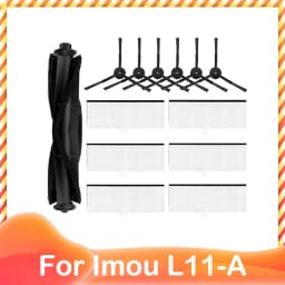 For Imou L11 A L11 Vacuum Cleaner Spare Accessories Main Side Brush Hepa Filter Dust Bag Mop Cloths Rag Replacement Parts