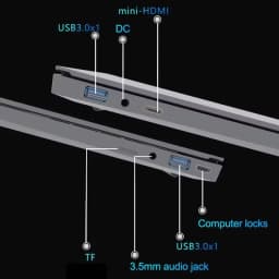 15.6' Office FUCHU Laptops Portable Notebook PC with Intel Core I3 6100U, 16GB RAM, 512GB 1TB SSD, Windows 11 Pro