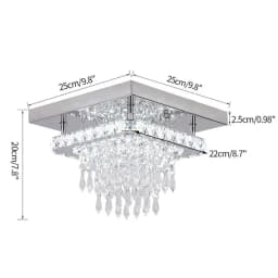 Modern Indoor K9 Crystal Led Chandelier Light Bedroom Corrido Ceiling Lamp Living Dining Room Hotel Decor Pendant Fixture Lumina