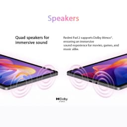 Xiaomi Redmi Pad 2 Wifi Tablet 11" 2.5K 90Hz Display Mediatek Helio G100‑Ultra Processor 9000Mah Battery Fast Charging Wifi 5 Ipv6, Hyperos 8Mp Camera