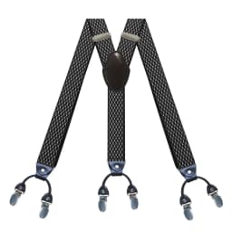 Suspenders for Men 3.5cm Wide Y Shaped 6 Metal Clips Adjustable Elastic Trouser Braces Strap Belts Wedding Party Formal Casual