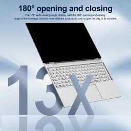 16 Inch 4K Windows 11 Pro Laptop | Intel 12th Gen N95 32GB DDR4 + 2TB M.2 SSD All-Round Notebook Fingerprint Unlock