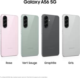 Samsung Galaxy A56 5G Smartphone 100% Original 6.7" Super AMOLED 120Hz Display Exynos 1580 5000mAh Battery 45W Fast Charging 50MP Camera 6X OS Upgrad