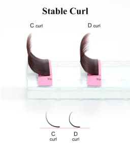 NAGARAKU Brown Eyelashes Individual Eyelash Makeup 16 Lines Brown Color High Quality Super Soft Natural Synthetic Mink