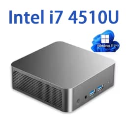 FUCHU Portable i7 Mini PC Gamer Intel Core i7 4510U Windows 11 Pro Mini Computer 16GB RAM 1TB 2TB SSD WIFI6 Type-C Gaming PC Desktop Office