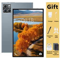 New 2026 5G Tablet 10.58 Inch HD Display 16GB RAM 1TB ROM 20000mAh 14 Core Android13 GPS WPS Dual SIM With Keyboard