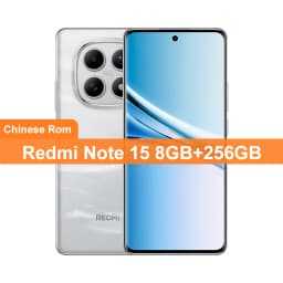 China Version Xiaomi Redmi Note 15 128GB/256GB Snapdragon 6 Gen 3 6.77" 2392×1080 Display 45W 5800mAh Battery 50MP+8MP Camera