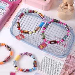 80/160 pcs hot selling toy sticker creative funny stationery stick rolls Sticker bracelet colorful
