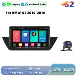 Podofo Android Car Radio For BMW X1 2010-2016 Carplay Android Auto Multimedia Player GPS Navigation RDS Head Unit