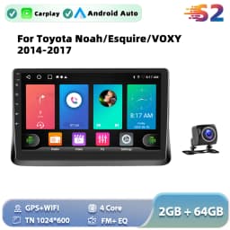 Podofo Android Car Radio For Toyota Noah/Esquire/VOXY 2014-2017 Carplay Android Auto Multimedia Player GPS RDS Head Unit