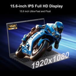 BLUEING 15.6 Laptop Computer Intel Pentium 6500Y (Up to 3.4GHz) Windows 11Pro Laptop IPS 16GB 512GB NVMe SSD Numeric Keyboard WIFI 5
