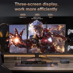 ACEMAGIC K1 Mini Pc AMD Ryzen 5 7430U 16GB LPDDR4X RAM 512GB SSD AMD Radeon™ Graphics Windows 11 Pro up to 4.3 GHz WiFi 6 HDMI 2.5G Gigabit Ethernet MINI Computer