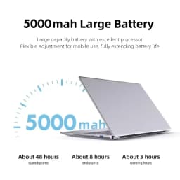 FUCHU Laptop Windows 11 Intel Celeron 3855U 180° Folding Slim Laptop 12GB RAM 512GB 1TB SSD 1920*1080 Office Study Computer PC