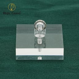 Clear Polished Acrylic Square Jewelry Display Holder Stand for Nose Ring Clicker Hoop Earring Piercing