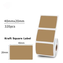 40x20MM Compatible Phomemo M110 M220 M200 Self-Adhesive Color Laser Thermal Paper, E210 P50 Detong P1 HPRT T20 MAKER