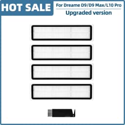 Fit For Dreame D9 / D9 Max / L10 Pro / Trouver LDS Finder RLS3 Parts Roller Side Brush Hepa Filter Mop Cloth Dusbin Water Tank