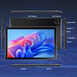 10.1 Inch Laptop‑Style Tablet PC Tablet Android 16 20GB(3+17 Virtual) RAM 64GB ROM A333 5‑Core HD LCD 5000mAh 2 Optional Packages Complete Set With Keyboard Mouse Stylus Earphone Storage Bag Option