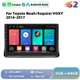 Podofo Android Car Radio For Toyota Noah/Esquire/VOXY 2014-2017 Carplay Android Auto Multimedia Player GPS RDS Head Unit