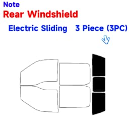 Precut Window Tint Car for Ford F150 Crew Cab 2015-2020 Sun Uv Blocking Heat & Glare 2Ply Window Protector Privacy Films Shade