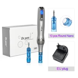 Dr. Pen M8S Microneedling Pen with 12 Replacement Cartridges Wireless Derma Microneedle Pen Kit ≤0.25mm Needle Skin Care Tool
