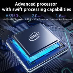 FUCHU 2026 Laptop Intel Atom X7 A3950 12GB RAM 1TB 2TB SSD 14.1 Inch Ultra Slim Computer Windows 11 pro Gaming PC for Office Study Business