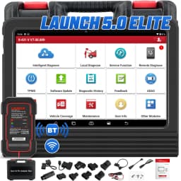 New LAUNCH X431 PRO V5.0 Car Diagnostic Tools Auto Full System ECU Coding Active Test OBD2 Scanner 37 Reset CAN FD DBScar VII