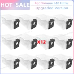 Fit For Dreame L10s Ultra Gen 3/ L40 Ultra/X40 Ultra/ L30s Pro Ultra Heat, MOVA P50 Pro Ultra/P10 Pro Ultra Brush Filter Mop Bag